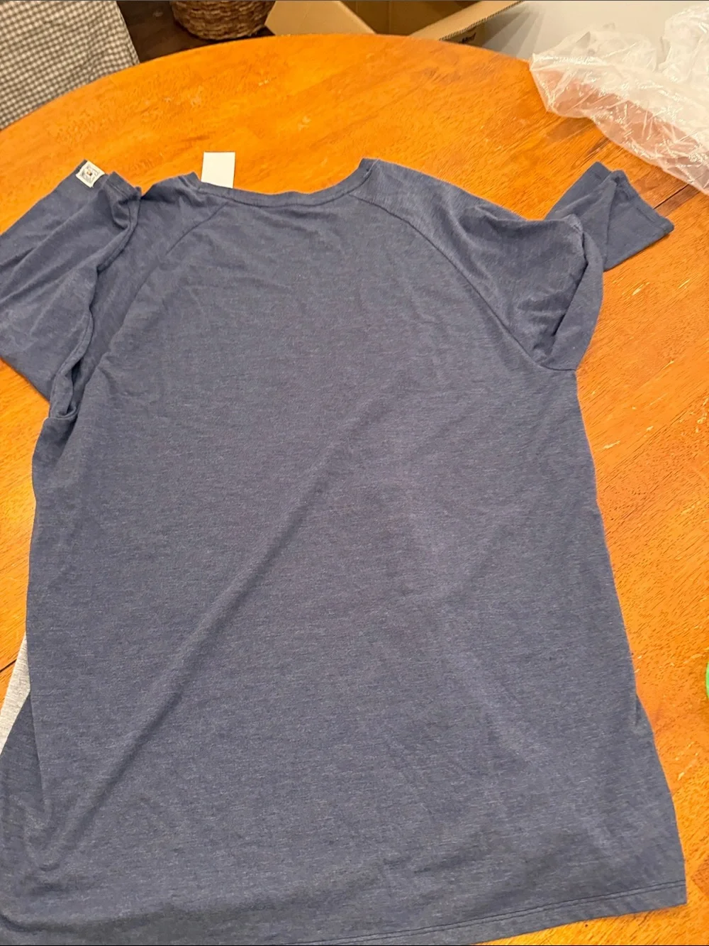 Nike Grey and Navy Chicago White Sox Raglan Tee xl cooperstown collection